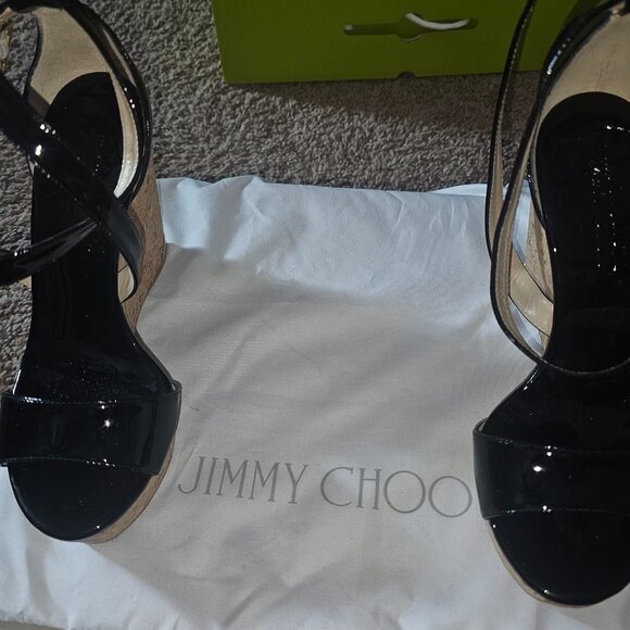 Brand New Jimmy Choo Wedge Sandals - Picture 1 of 6
